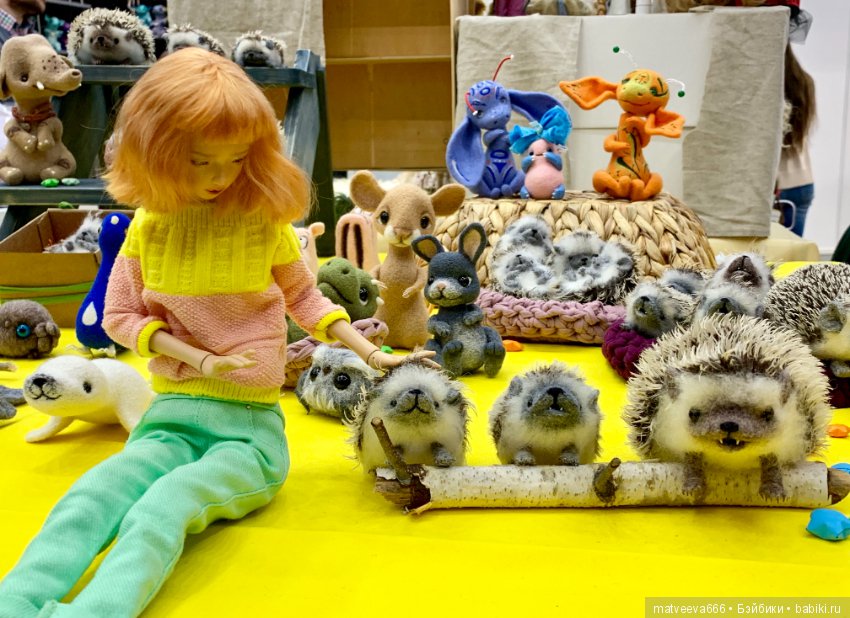 Эля на Mosfair — Выставки кукол и мишек Тедди: фоторепортажи