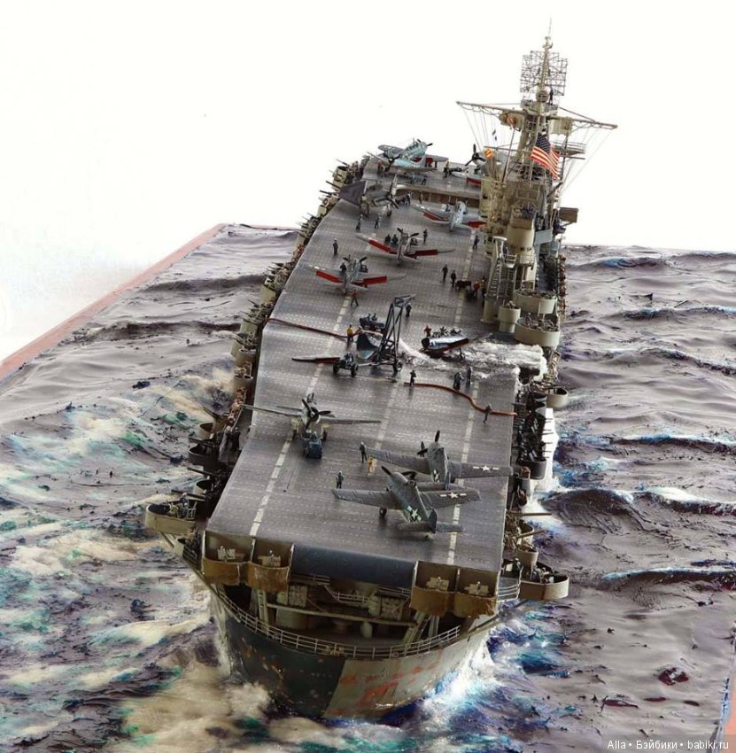 Диорама Enterprise under attack 1944, автор работы Kostas Katseas (фото 5)