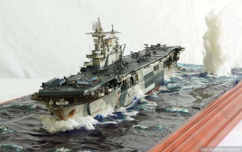 Диорама Enterprise under attack 1944, автор работы Kostas Katseas (фото 9)