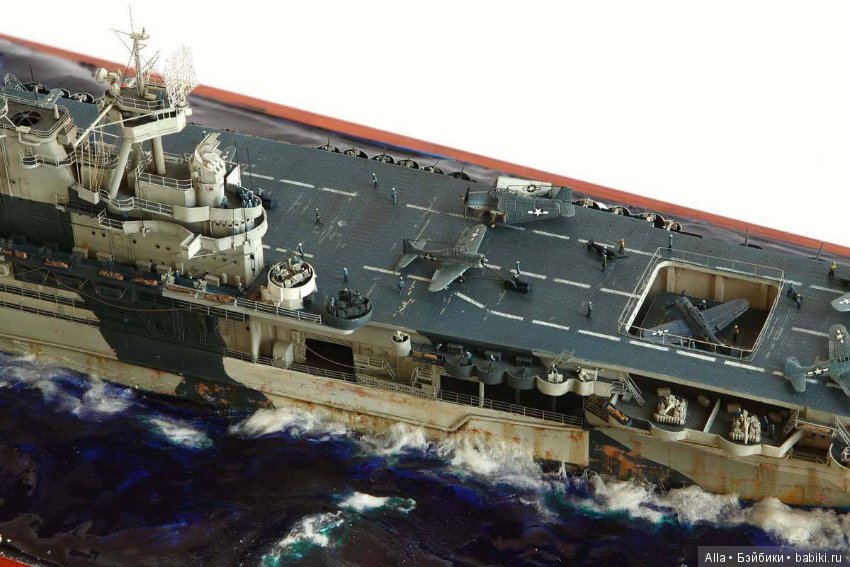 Диорама Enterprise under attack 1944, автор работы Kostas Katseas (фото 6)