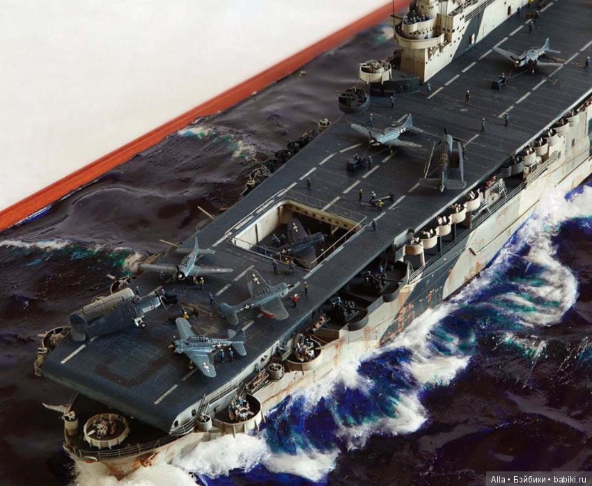 Диорама Enterprise under attack 1944, автор работы Kostas Katseas (фото 7)