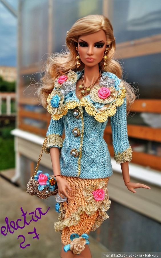 Красивые наряды кукол типа Барби. часть 1