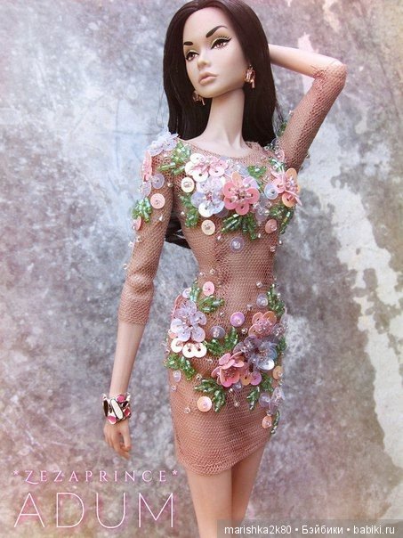 Красивые наряды кукол типа Барби. часть 1