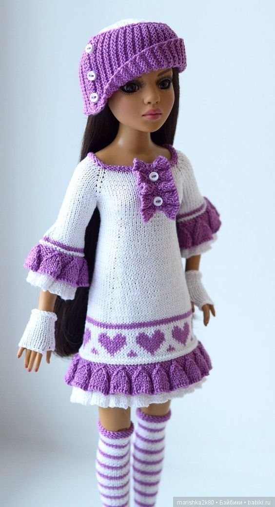 Красивые наряды кукол типа Барби. часть 1