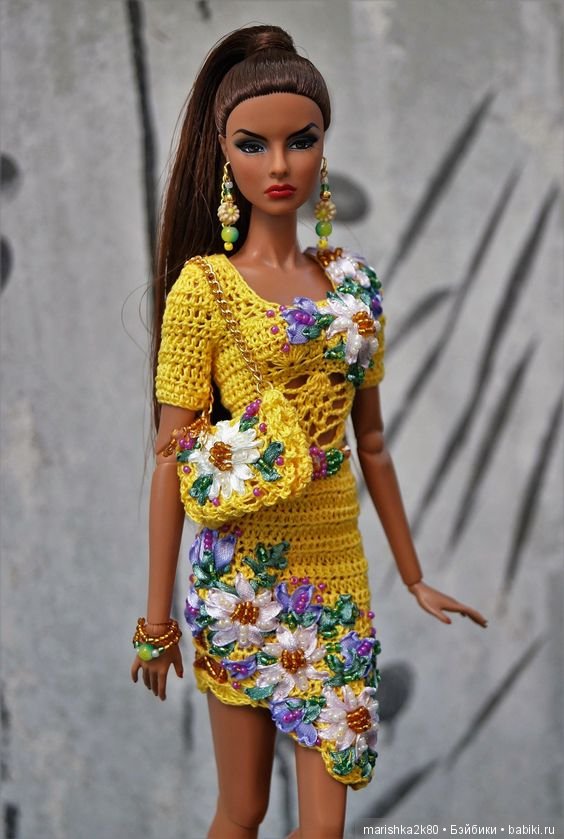 Красивые наряды для кукол типа Барби. Часть 2