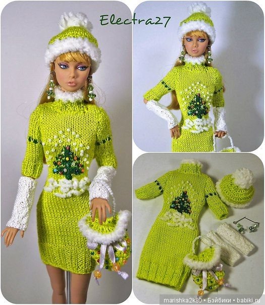 Красивые наряды кукол типа Барби. часть 1