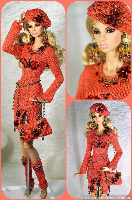 Красивые наряды для кукол типа Барби. Часть 2