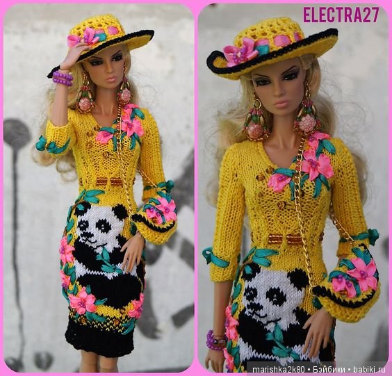 Красивые наряды для кукол типа Барби. Часть 2