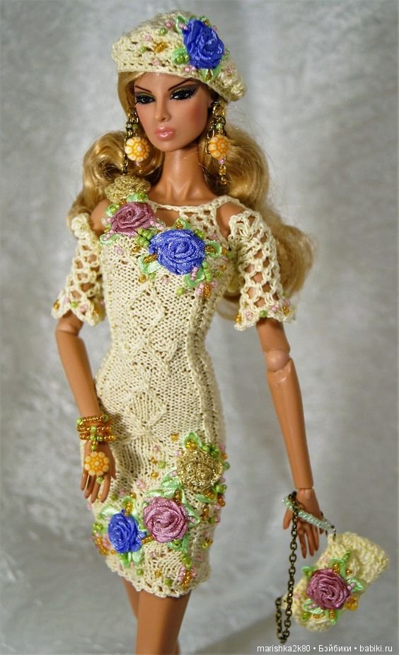 Красивые наряды для кукол типа Барби. Часть 2