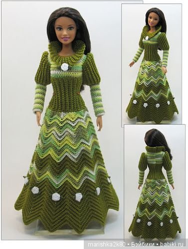 Красивые наряды для кукол типа Барби. Часть 2