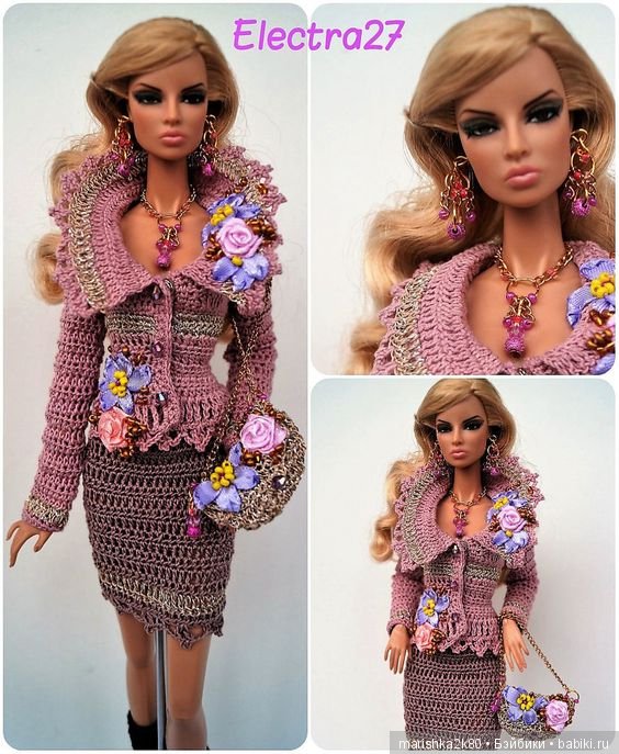 Красивые наряды для кукол типа Барби. Часть 2