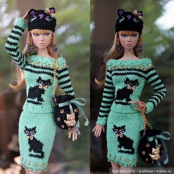 Красивые наряды для кукол типа Барби. Часть 2