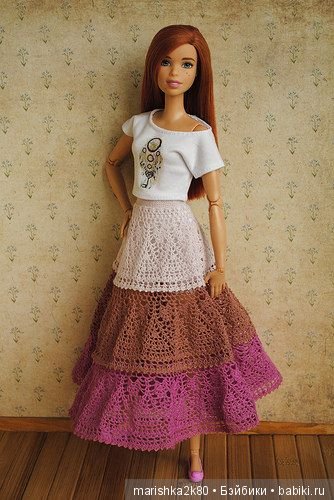 Красивые наряды кукол типа Барби. часть 1