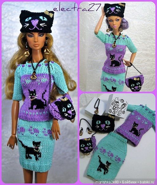 Красивые наряды для кукол типа Барби. Часть 2 (фото 7)