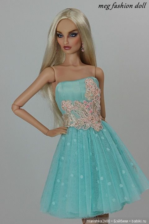 Красивые наряды для кукол типа Барби. Часть 2 (фото 8)