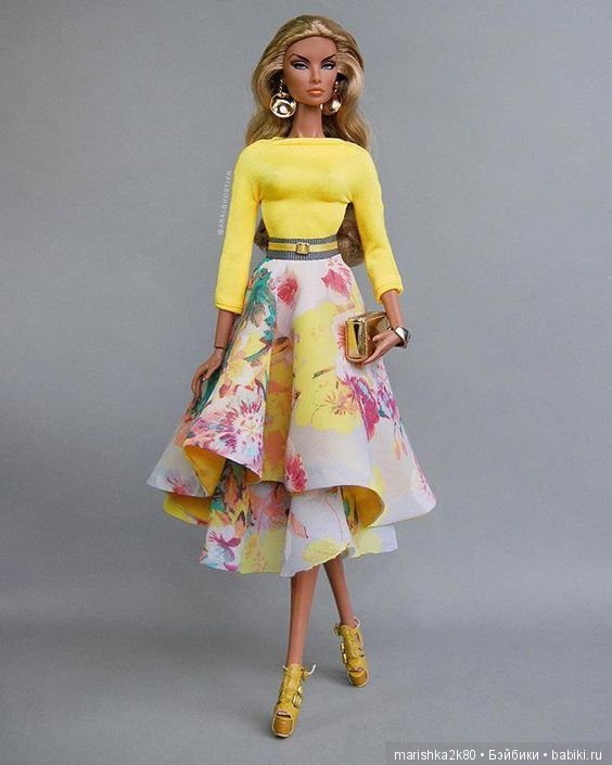 Красивые наряды кукол типа Барби. часть 1