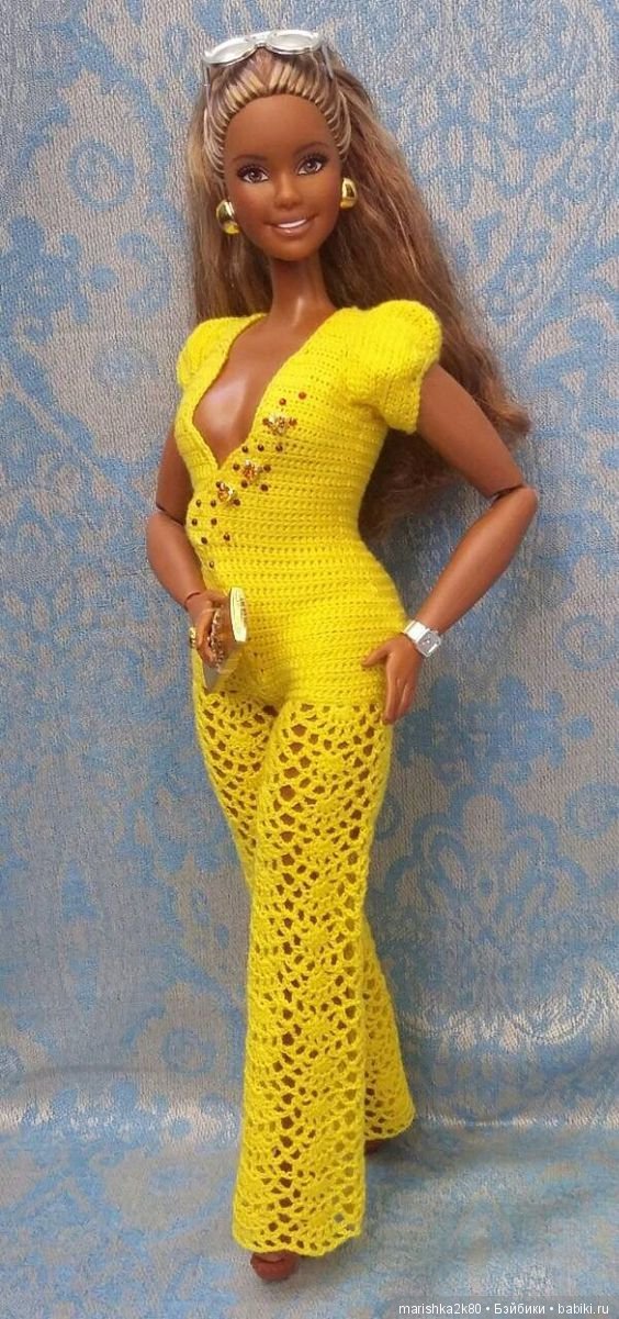 Красивые наряды кукол типа Барби. часть 1