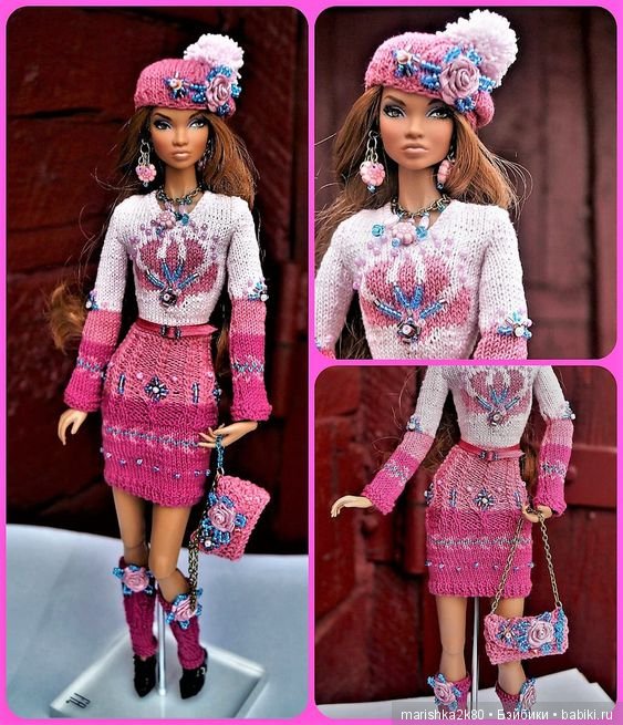Красивые наряды для кукол типа Барби. Часть 2 (фото 4)