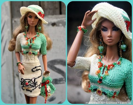 Красивые наряды кукол типа Барби. часть 1 (фото 3)