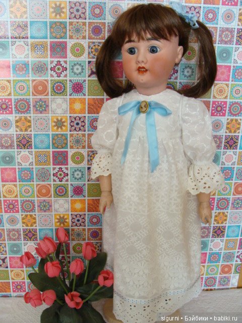 Девочка Лида — Редкие антикварные куклы и реплики: воск (фото 3)