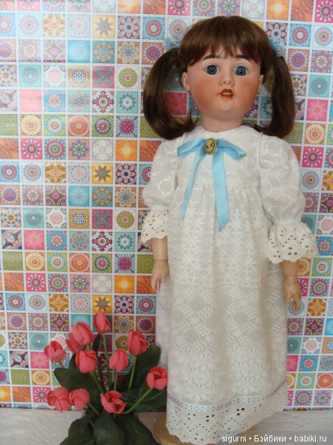 Девочка Лида — Редкие антикварные куклы и реплики: воск (фото 2)