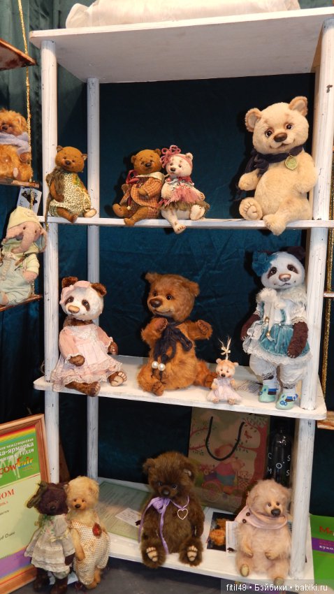 Mosfair. Выставка кукол, апрель 2019. Часть 2. Мишки Тедди и другие игрушки