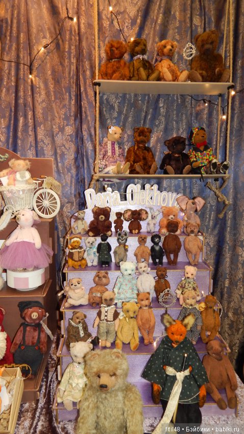 Mosfair. Выставка кукол, апрель 2019. Часть 2. Мишки Тедди и другие игрушки