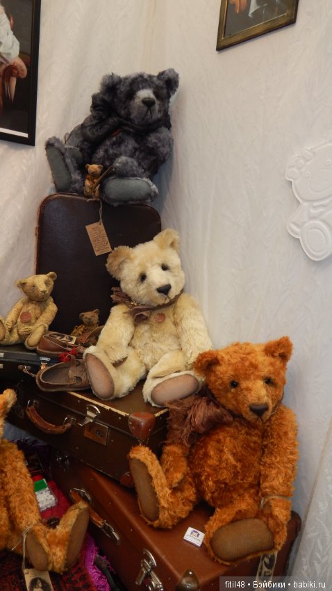 Mosfair. Выставка кукол, апрель 2019. Часть 2. Мишки Тедди и другие игрушки (фото 8)