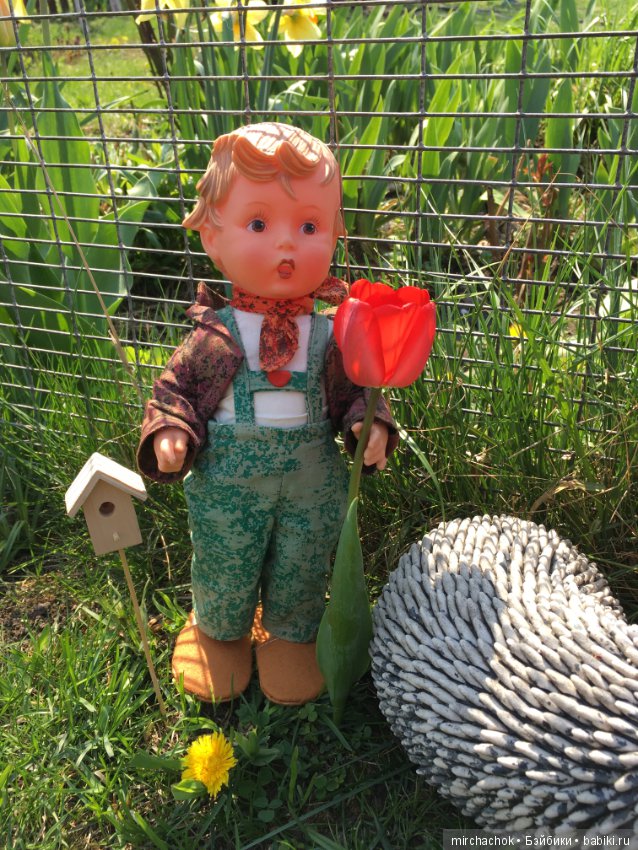 Весенние цветы и... скворечники! Или один день из жизни сорванцов Goebel (фото 5)