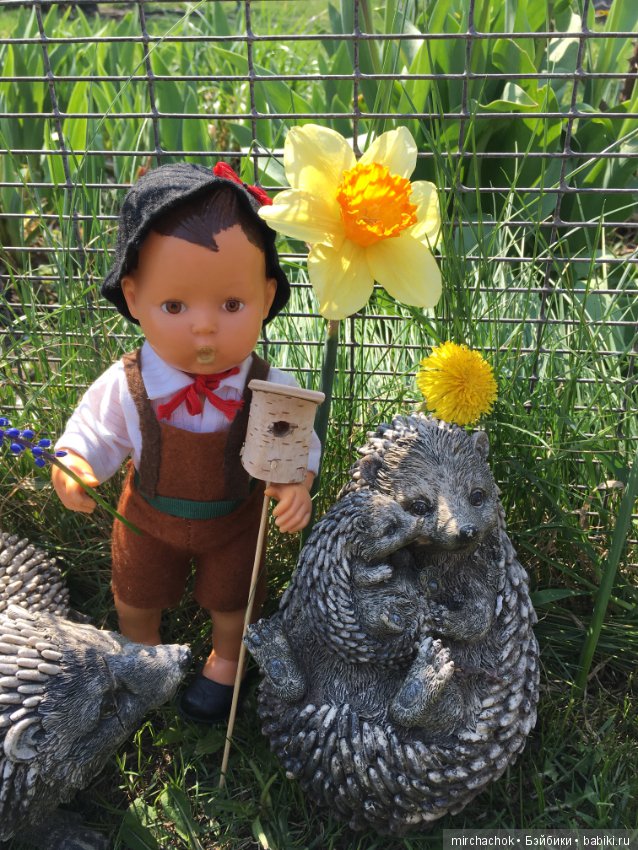 Весенние цветы и... скворечники! Или один день из жизни сорванцов Goebel (фото 4)
