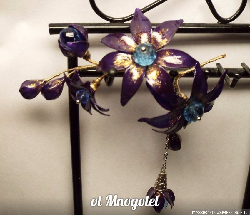 Авторские прозрачные и не прозрачные украшения (фото 8)