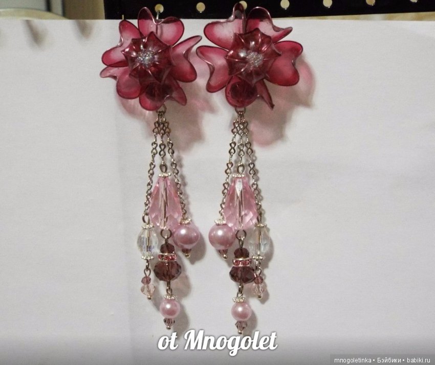 Авторские прозрачные и не прозрачные украшения (фото 9)