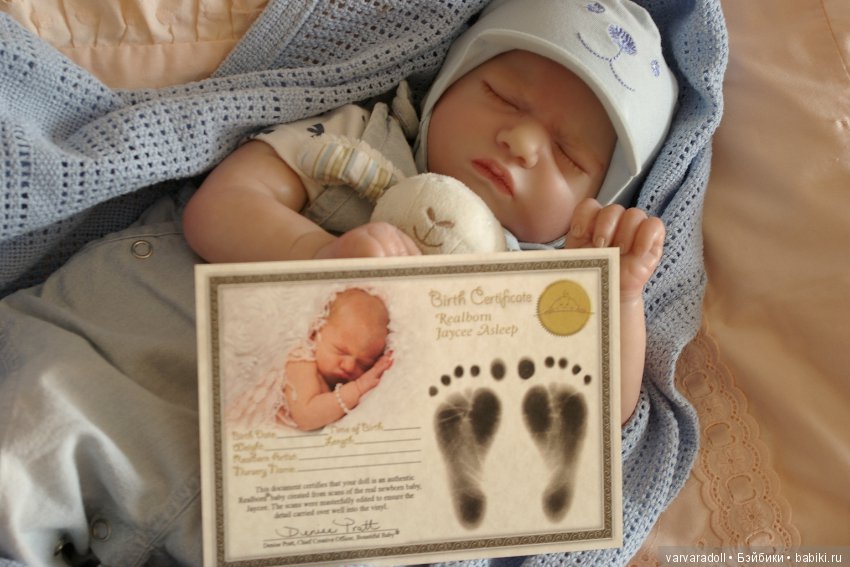 Realborn Jaycee Sleeping — Куклы Реборн (Reborn): работы мастеров