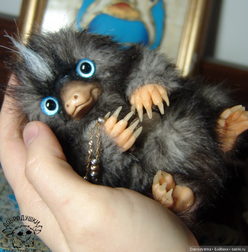 Малыш Нюхлер — Игрушки в смешанной технике (мех и глина): Арт (фото 7)