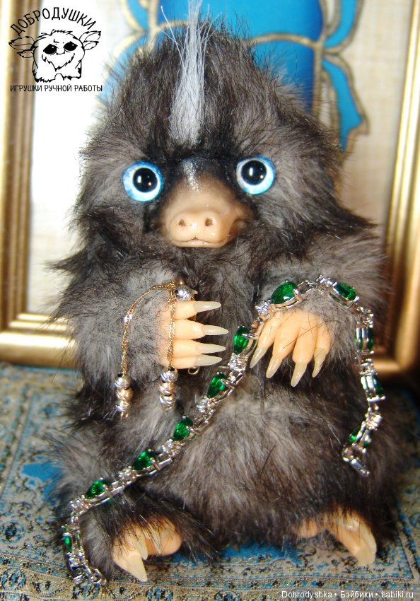 Малыш Нюхлер — Игрушки в смешанной технике (мех и глина): Арт (фото 2)