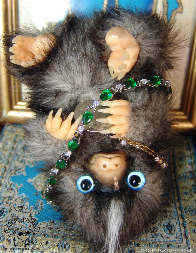 Малыш Нюхлер — Игрушки в смешанной технике (мех и глина): Арт (фото 4)