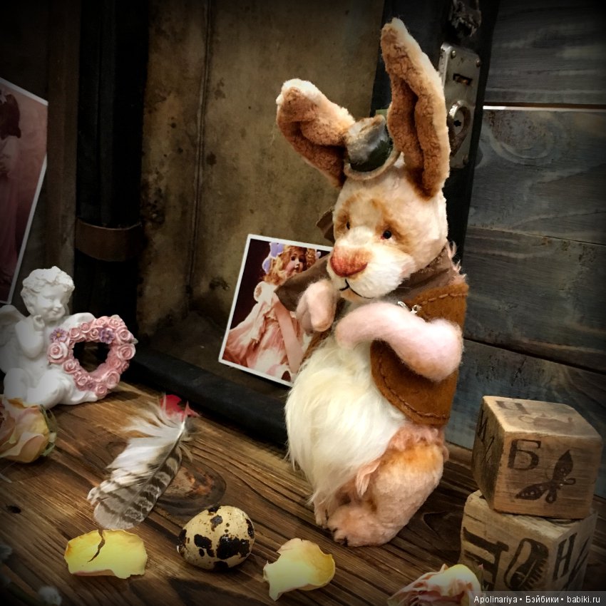 Кролик Паф — Авторские мишки Тедди и друзья: фото (фото 5)