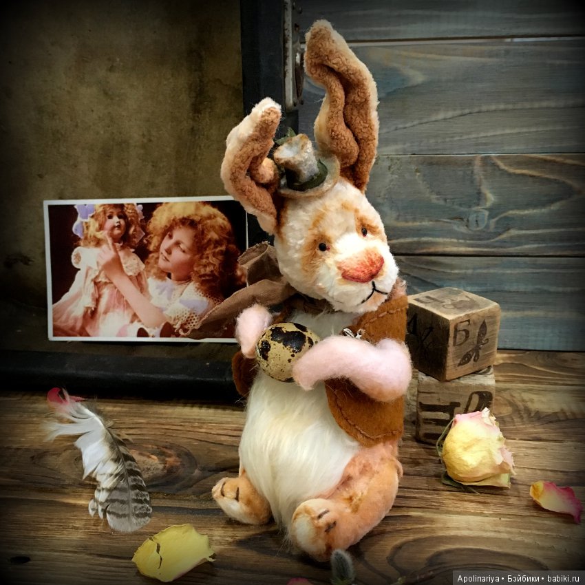 Кролик Паф — Авторские мишки Тедди и друзья: фото (фото 2)