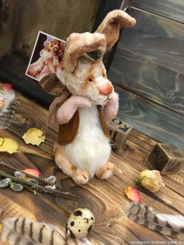 Кролик Паф — Авторские мишки Тедди и друзья: фото