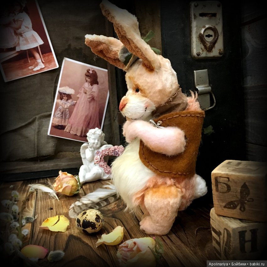 Кролик Паф — Авторские мишки Тедди и друзья: фото (фото 6)