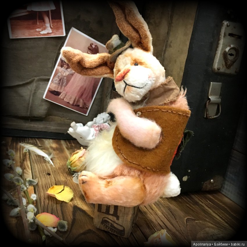 Кролик Паф — Авторские мишки Тедди и друзья: фото