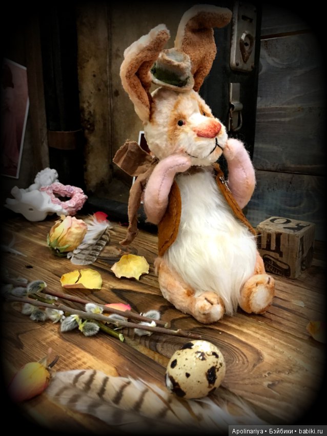 Кролик Паф — Авторские мишки Тедди и друзья: фото