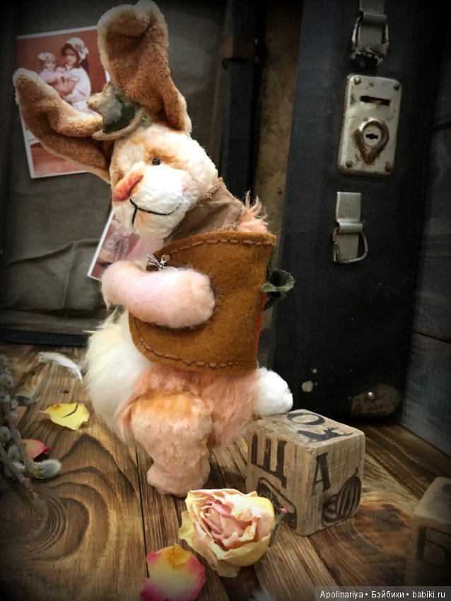 Кролик Паф — Авторские мишки Тедди и друзья: фото