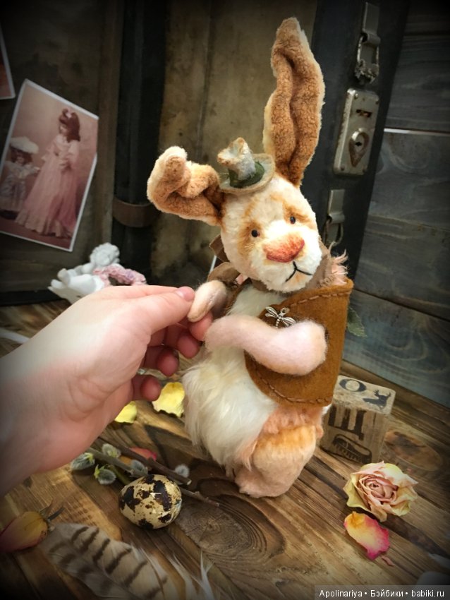 Кролик Паф — Авторские мишки Тедди и друзья: фото