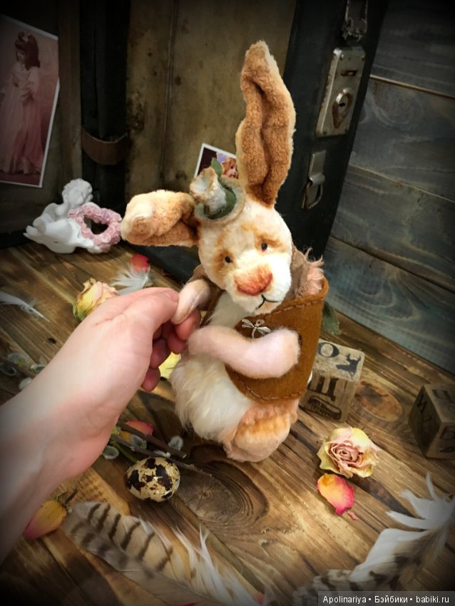 Кролик Паф — Авторские мишки Тедди и друзья: фото