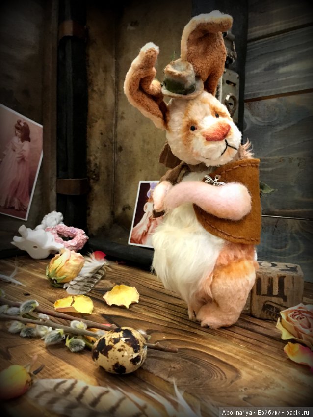 Кролик Паф — Авторские мишки Тедди и друзья: фото