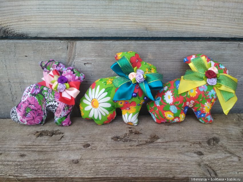 Пасхальные кролики — Текстильные игрушки и примитивы: кофейные