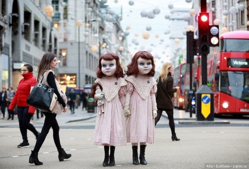 Страшные куклы как отличная рекламная компания (фото 8)