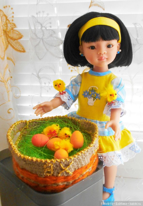 Праздничная фотосессия — Пасхальные открытки и куклы: поздравления