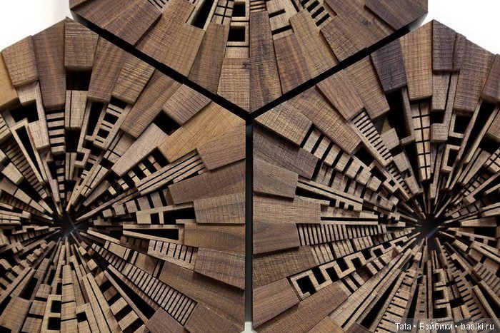 Деревянные скульптуры городов James McNabb (фото 10)